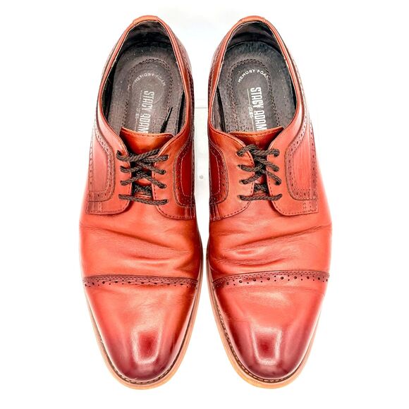 Stacy Adams Dickinson Cognac Leather Cap-Toe Oxford Men’s size 10M main image 4